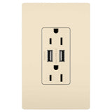 Radiant 15A Tamper Resistant USB Outlet - Casa Di Luce