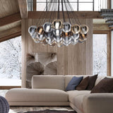 Eclisse 1292.37L Chandelier by Cangini & Tucci, Color: Clear, Black, Steel-Cangini & Tucci, Gold, Bronze, Rose Gold-Cangini & Tucci, Rainbow-Cangini & Tucci, , | Casa Di Luce Lighting