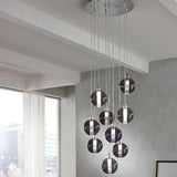 Eclisse 1299.7L Chandelier by Cangini & Tucci, Color: Clear, Black, Steel-Cangini & Tucci, Gold, Bronze, Rose Gold-Cangini & Tucci, Rainbow-Cangini & Tucci, , | Casa Di Luce Lighting