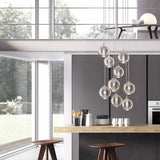 Eclisse 1299.9L Chandelier by Cangini & Tucci, Color: Clear, Black, Steel-Cangini & Tucci, Gold, Bronze, Rose Gold-Cangini & Tucci, Rainbow-Cangini & Tucci, , | Casa Di Luce Lighting