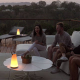 Uma Sound Lantern Table in outdoor