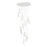 Cielo Multilight Chandelier by Pablo, Finish: White, Number of Lights: 13 lights, | Casa Di Luce Lighting
