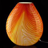 Loft Piumato Orange Table Lamp by Murano Arte, Title: Default Title, , | Casa Di Luce Lighting