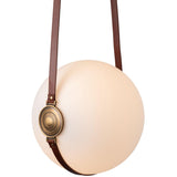 Derby Large LED Pendant by Hubbardton Forge, Finish: Polished Nickel, Antique Brass, Overall Height: Short, Standard, Long, | Casa Di Luce Lighting