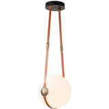 Derby Large LED Pendant by Hubbardton Forge, Finish: Polished Nickel, Overall Height: Short, | Casa Di Luce Lighting