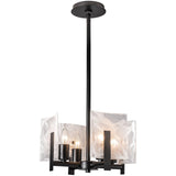 Black Arc Semi Flushmount by Hubbardton Forge