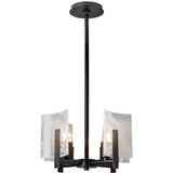 Black Arc Semi Flushmount by Hubbardton Forge