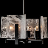 Black Arc Semi Flushmount by Hubbardton Forge