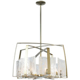 Modern Brass Arc 8 Light Pendant by Hubbardton Forge