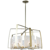 Modern Brass Arc 8 Light Pendant by Hubbardton Forge