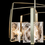 Modern Brass Arc 8 Light Pendant by Hubbardton Forge