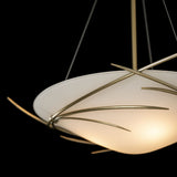 Modern Brass Wisp Pendant by Hubbardton Forge