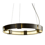 AURA ADJUSTABLE ROUND SUSPENSIONBY HUBBARDTON FORGE, FINISH: WHITE, BRONZE, DARK SMOKE-HUBBARDTON FORGE, BLACK, OIL RUBBED BRONZE, NATURAL IRON-HUBBARDTON FORGE, VINTAGE PLATINUM-HUBBARDTON FORGE, SOFT GOLD-HUBBARDTON FORGE, STERLING-HUBBARDTON FORGE, MODERN BRASS, INK-HUBBARDTON FORGE, CLEAR GLASS, | CASA DI LUCE LIGHTING