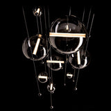 Abacus Square LED Pendant by Hubbardton Forge, Color: Cool Grey - Foscarini, Opal-Slamp, Finish: Mahogany-Hubbardton Forge, Bronze, Dark Smoke-Hubbardton Forge, Burnished Steel-Hubbardton Forge, Black, Natural Iron-Hubbardton Forge, Gold, Vintage Platinum-Hubbardton Forge, Soft Gold-Hubbardton Forge, Sterling-Hubbardton Forge, | Casa Di Luce Lighting