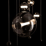Abacus Double Linear LED Pendant by Hubbardton Forge, Color: Cool Grey - Foscarini, Opal-Slamp, Finish: Mahogany-Hubbardton Forge, Bronze, Dark Smoke-Hubbardton Forge, Burnished Steel-Hubbardton Forge, Black, Natural Iron-Hubbardton Forge, Gold, Vintage Platinum-Hubbardton Forge, Soft Gold-Hubbardton Forge, Sterling-Hubbardton Forge, | Casa Di Luce Lighting
