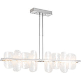 Vintage Platinum Vitre Linear Suspension by Hubbardton Forge