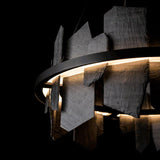 ARDESIA CHANDELIER BY HUBBARDTON FORGE, FINISH: WHITE, BRONZE, DARK SMOKE-HUBBARDTON FORGE, BLACK, OIL RUBBED BRONZE, NATURAL IRON-HUBBARDTON FORGE, VINTAGE PLATINUM-HUBBARDTON FORGE, SOFT GOLD-HUBBARDTON FORGE, STERLING-HUBBARDTON FORGE, MODERN BRASS, INK , | CASA DI LUCE LIGHTING