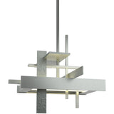 Vintage Platinum Planar Small Pendant Light by Hubbardton Forge