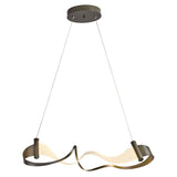 Dark Smoke Zephyr Linear Suspension by Hubbardton Forge