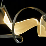 Dark Smoke Zephyr Linear Suspension by Hubbardton Forge