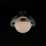 Domain Semi Flush Mount By Studio M, Finish: Gunmetal