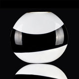 Oikos Mou Table Lamp by Murano Arte, Color: White/Black, Crystal/White, , | Casa Di Luce Lighting