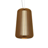 Teak Large Stecche Di Legno Pendant by Accord, ,| Casa Di Luce Lighting