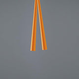 Drink Bicono Ceiling Light by Karboxx, Color: Fibreglass Orange, Size: Small, | Casa Di Luce Lighting