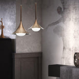 Lady Louis Suspension by Cangini & Tucci, Color: Bronze, Finish: Chrome, Size: Small | Casa Di Luce Lighting
