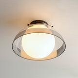 Domain Semi Flush Mount By Studio M, Finish: Gunmetal