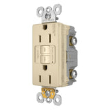 Ivory Radiant Spec Grade 15A Tamper Resistant Self Test GFCI Receptacle by Legrand Radiant