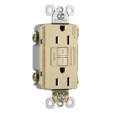 Ivory Radiant Spec Grade 15A Tamper Resistant Self Test GFCI Receptacle by Legrand Radiant