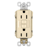 Ivory Radiant Spec Grade 15A Tamper Resistant Self Test GFCI Receptacle by Legrand Radiant