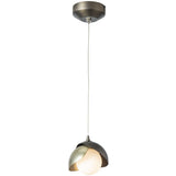 Dark Smoke-Modern Brass Brooklyn Pendant by Hubbardton Forge
