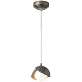 Dark Smoke-Modern Brass Brooklyn Pendant by Hubbardton Forge