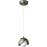 Dark Smoke-Modern Brass Brooklyn Pendant by Hubbardton Forge