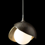 Dark Smoke-Modern Brass Brooklyn Pendant by Hubbardton Forge