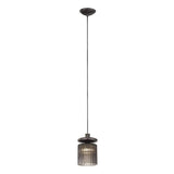 Bronze/Fume Tread Pendant Light by Vistosi