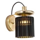 Brass/Green Tread Wall Light by Vistosi