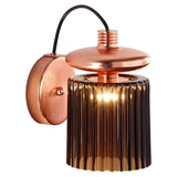 Copper/Brown Tread Wall Light by Vistosi