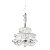 Novecento SP G Pendant by Vistosi, Color: White - Vistosi, Crystal - Vistosi, , | Casa Di Luce Lighting