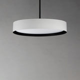 Echo LED Pendant By ET2, Size: Medium, Finish: White / Black