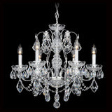 Century Chandelier by Schonbek, Finish: Silver Polished-Schonbek, Number of Lights: 6, | Casa Di Luce Lighting