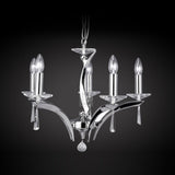 Forum 1708/5 Chandelier by Pedret, Finish: Chrome, Titanium, Antique, Gold, , | Casa Di Luce Lighting