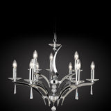 Forum 1708/6+3 Chandelier by Pedret, Finish: Chrome, Titanium, Antique, Gold, , | Casa Di Luce Lighting