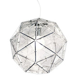 Chrome Poliedro Pendant by Martinelli Luce