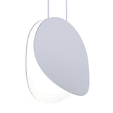 Malibu Disc Pendant by Sonneman, Finish: Dove Grey, Size: Small, | Casa Di Luce Lighting