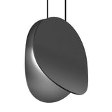 Malibu Disc Pendant by Sonneman, Finish: Black, Size: Small, | Casa Di Luce Lighting