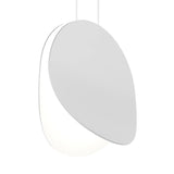 Malibu Disc Pendant by Sonneman, Finish: White, Size: Medium, | Casa Di Luce Lighting