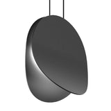 Malibu Disc Pendant by Sonneman, Finish: Black, Size: Medium, | Casa Di Luce Lighting